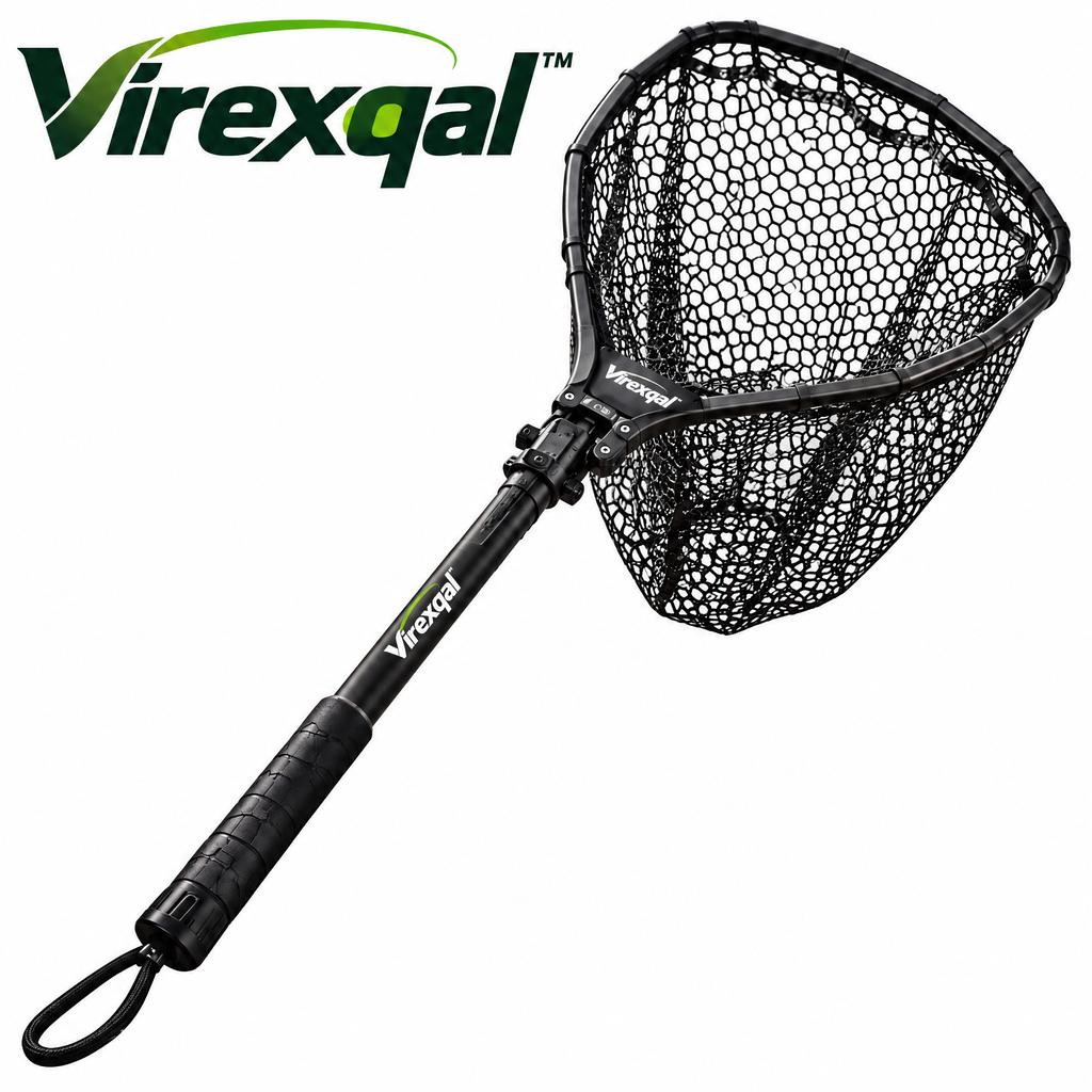 Virexqal™ Folding Fishing Landing Net — Product view